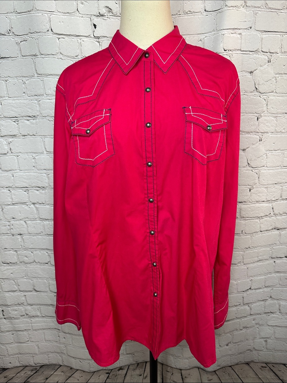 Ariat Western Snap Shirt Women’s XXL 100% Cotton Cowgirl